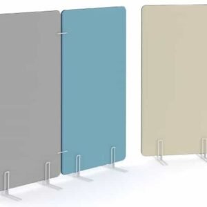 Pastatomas akustinis atitvaras padengtos specialiu perforuotu audiniu