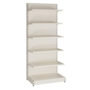 Prekybinė lentyna lygia nugarėle 1000x500 populiarus sprendimas prekybos reguliuojamomis atramėlėmis