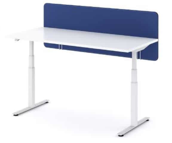 Priekinė stalo uždanga 1 Priekinė stalo uždanga tvirtinamos metaliniais laikikliais padengtos specialiu perforuotu