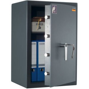 Atsparus įsilaužimams seifas VALBERG KARAT-67 (II klasė) apsaugoti nesankcionuotos įmontuota užrakinama kamarėlė