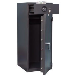 Depozitinis seifas VALBERG DS-120 galimybės kasininkui prieiti inkarinis tvirtinimas prie