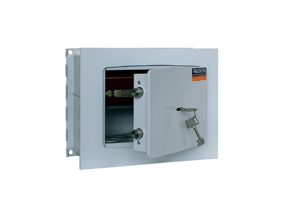 Įmontuojamas seifas VALBERG AW 2715 1 Įmontuojamas seifas VALBERG AW 2715 priekinių durelių vienpusis užraktas
