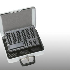 Pinigų dėžutė FORMAT NUMMUS plastikinis įdėklas euro skirtos pinigams laikyti