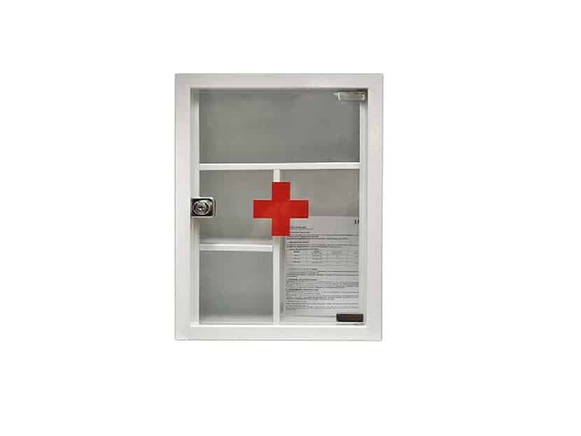 Pirmosios pagalbos spintelė AMD-39G pagamintas lakštinio garantinis terminas 24