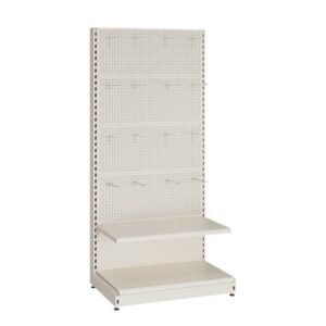 Prekybinė lentyna perforuota nugalėre komplekte perforuotos sienelės populiarus sprendimas prekybos