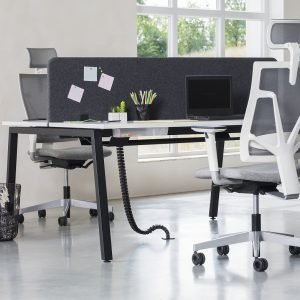 CS5040 biuro baldai atviras modernus ofisas su reguliuojamais stalais Nowy Styl