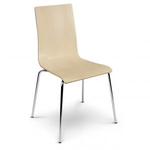 Lankytojo kėdė CAFE VII plywood natūralios faneruotės danga