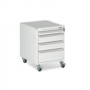 Metalinis stalčių blokas TP-02 ESD produkto išoriniai matmenys guoliniai bėgeliai