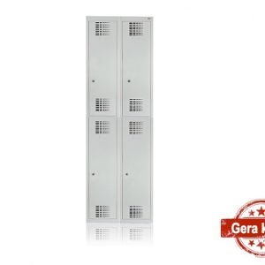 Keturių durų, dviejų lygių persirengimo spintelė SD 300-22