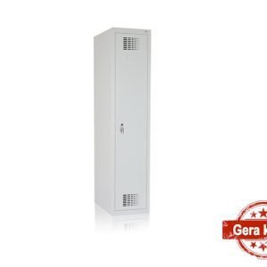 Vienų durų persirengimo spintelė SD 300-1 guminiai amortizatoriai užtikrina tylų