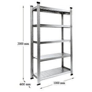 Universalus stelažas SUPER 1-2-3 (1000x600 H=2000) patogiai susidėti buhalterinius segtuvus