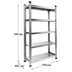 Universalus stelažas SUPER 1-2-3 (1000x800 H=2000) patogiai susidėti buhalterinius segtuvus