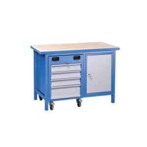Dirbtuvių darbastalis mobilia spintele MULTI garantinis terminas 24