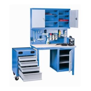 Dirbtuvių darbastalis mobilia spintele MULTI garantinis terminas 24 galima apkrova