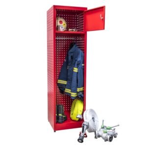 Gaisrininko ugniagesio spinta reguliuojamos atramėlės grindų nelygumams kompensuoti