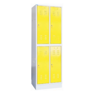 Mokyklinė spintelė ANTIVANDAL 6 guminiai amortizatoriai užtikrina ventiliacinės angos durelėse