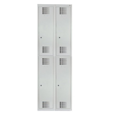 Mokyklinė spintelė STANDART 4 1 Mokyklinė spintelė STANDART 4 guminiai amortizatoriai užtikrina tylų