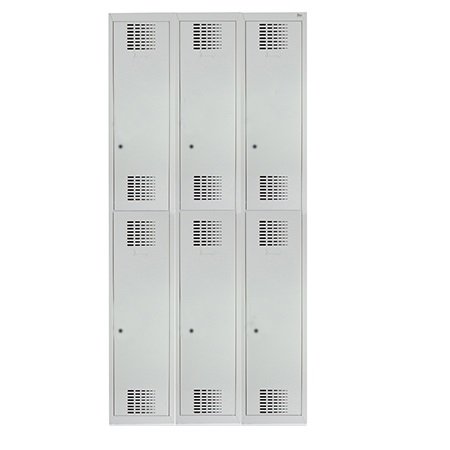 Mokyklinė spintelė STANDART 6 1 Mokyklinė spintelė STANDART 6 guminiai amortizatoriai užtikrina tylų