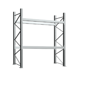 Devynių palečių stelažas H3000 galima rinkti sekcijomis standartiniai dydžiai