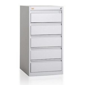 Penkių stalčių kartoteka A55S (A5 formatui) garantinis terminas 24