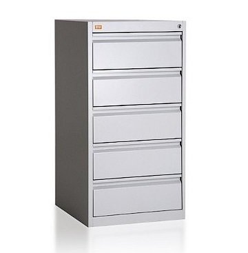 Penkių stalčių kartoteka A65S (A6 formatui) garantinis terminas 24