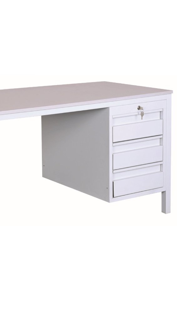 Darbo stalas gydytojo kabinetui FURNI 2 Darbo stalas gydytojo kabinetui FURNI rėmas dažytas milteliniu