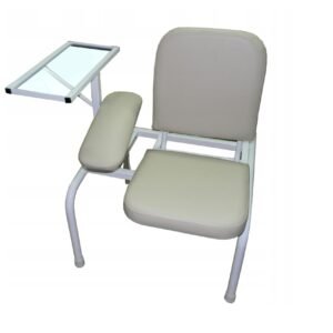 Kraujo paėmimo kėdė COR-2 milteliniu būdu dažyto stabili konstrukcija