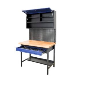 Dirbtuvių darbastalis MODULUS1 stalčiaus galima apkrova garantinis terminas 24