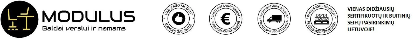 Modulus - metaliniai baldai ir stelažai